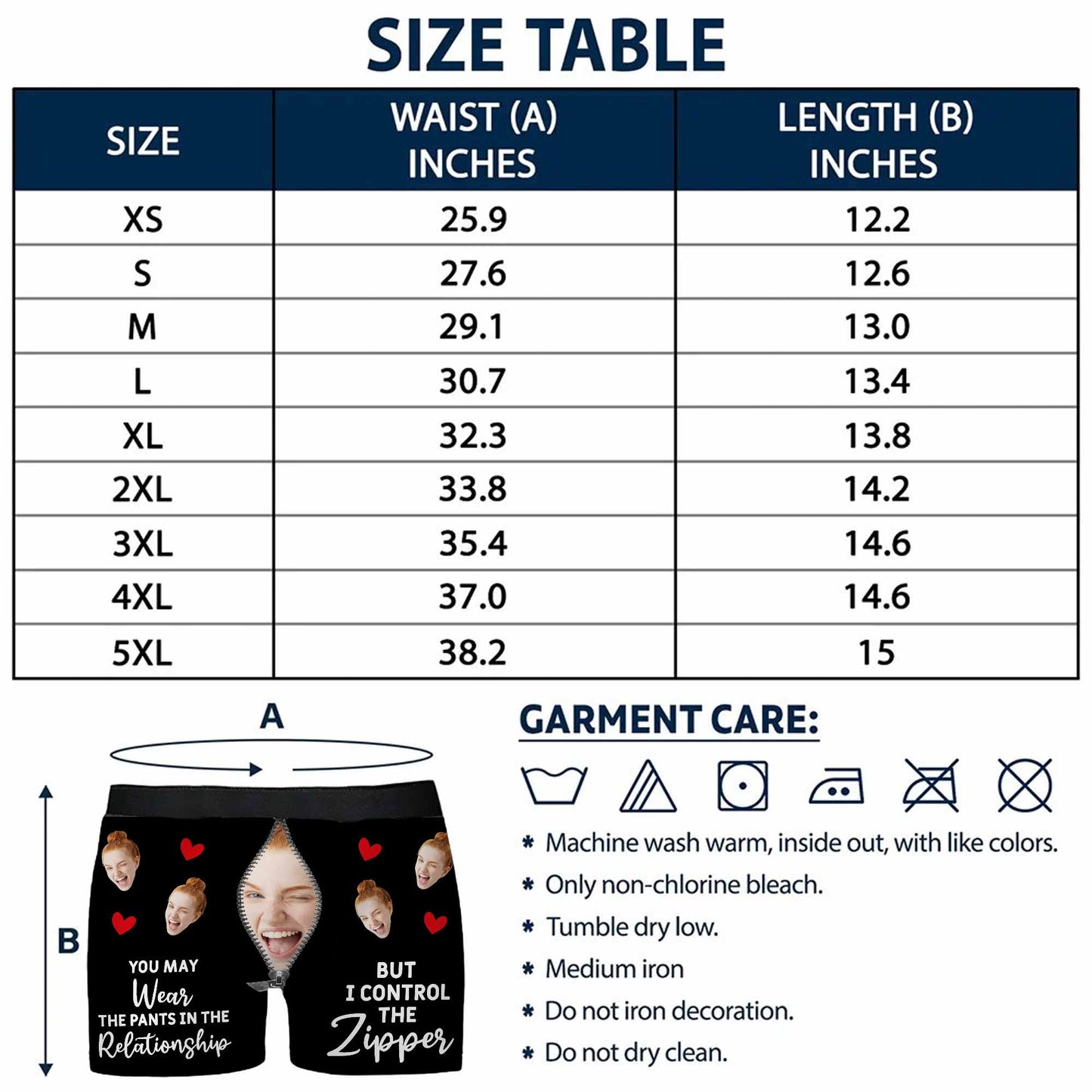 You May Wear The Pants, I Control The Zipper, Face And Hearts