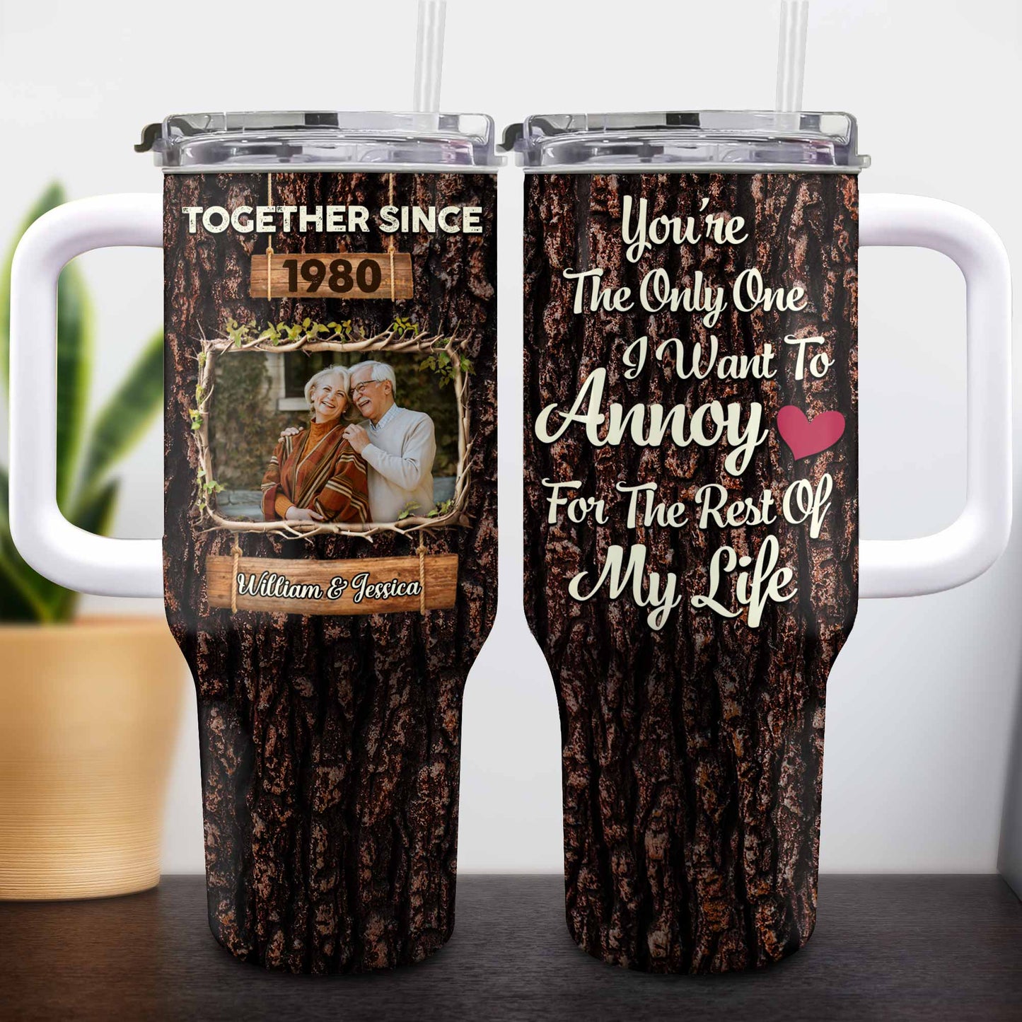 You're The Only One I Want To Annoy, Tree Bark Design