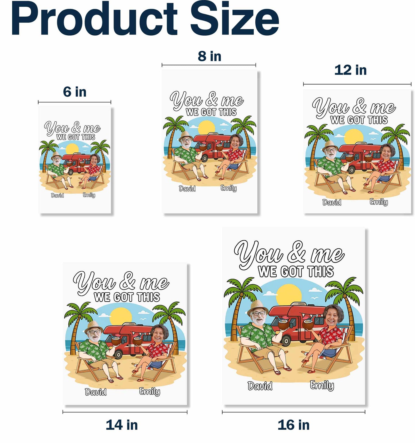 You & Me We Got This With Palm Trees And Van