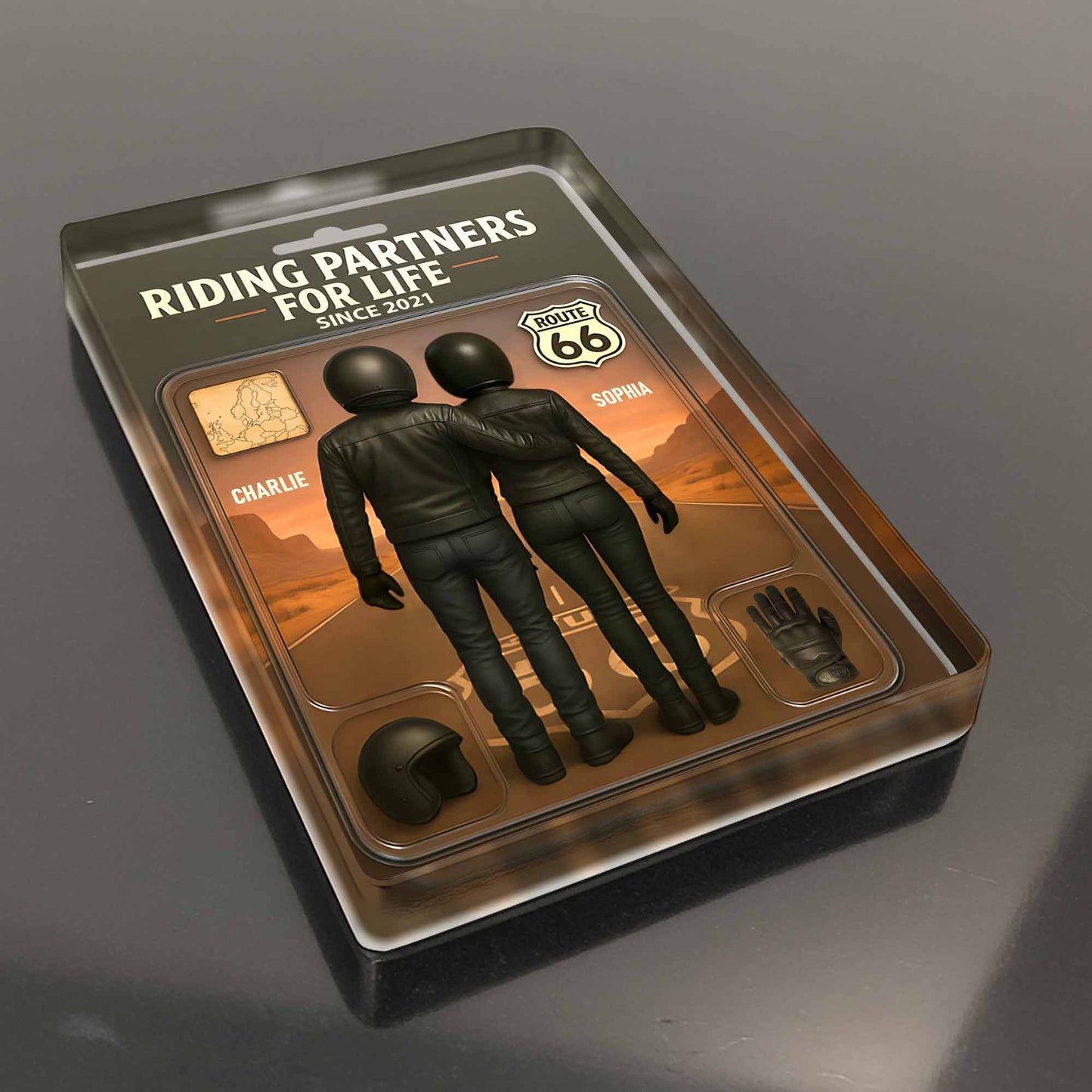 Riding Partners For Life, Motorcycle Gear, Route 66