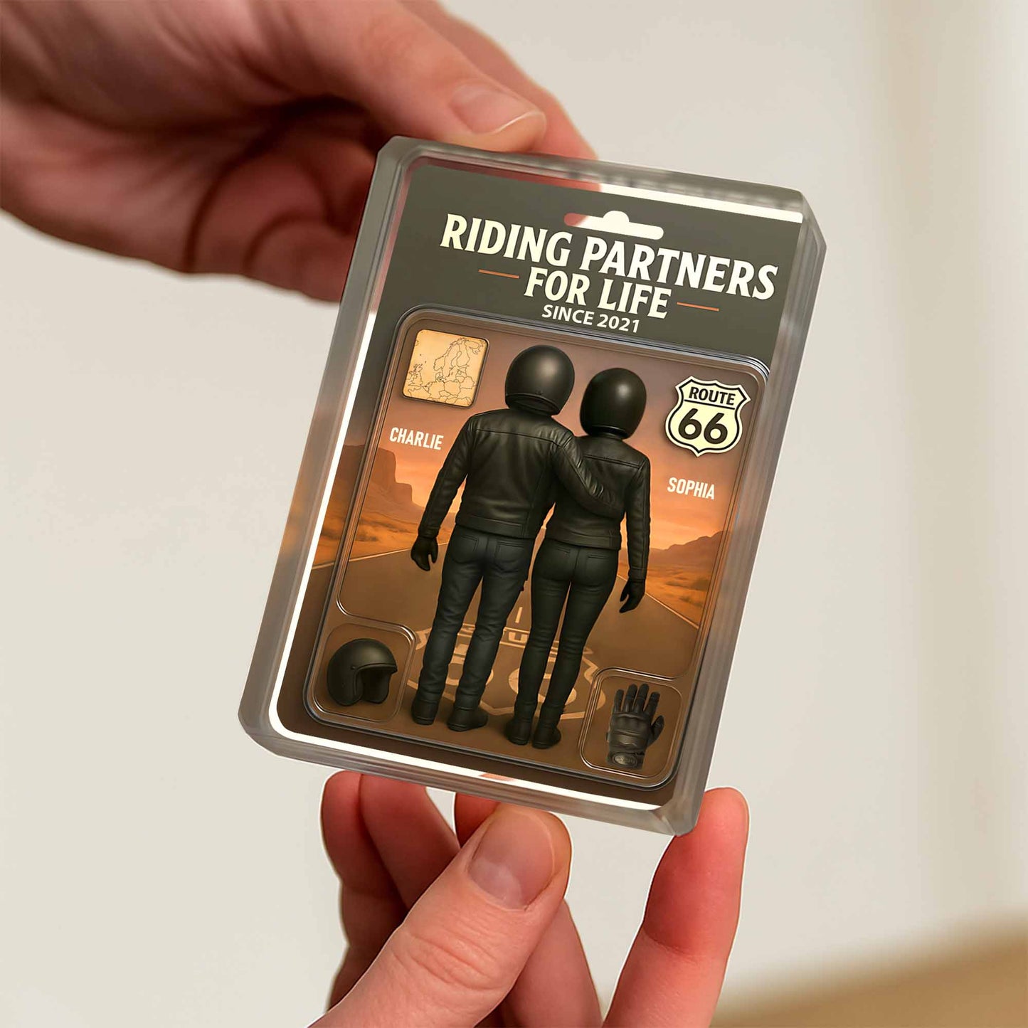 Riding Partners For Life, Motorcycle Gear, Route 66