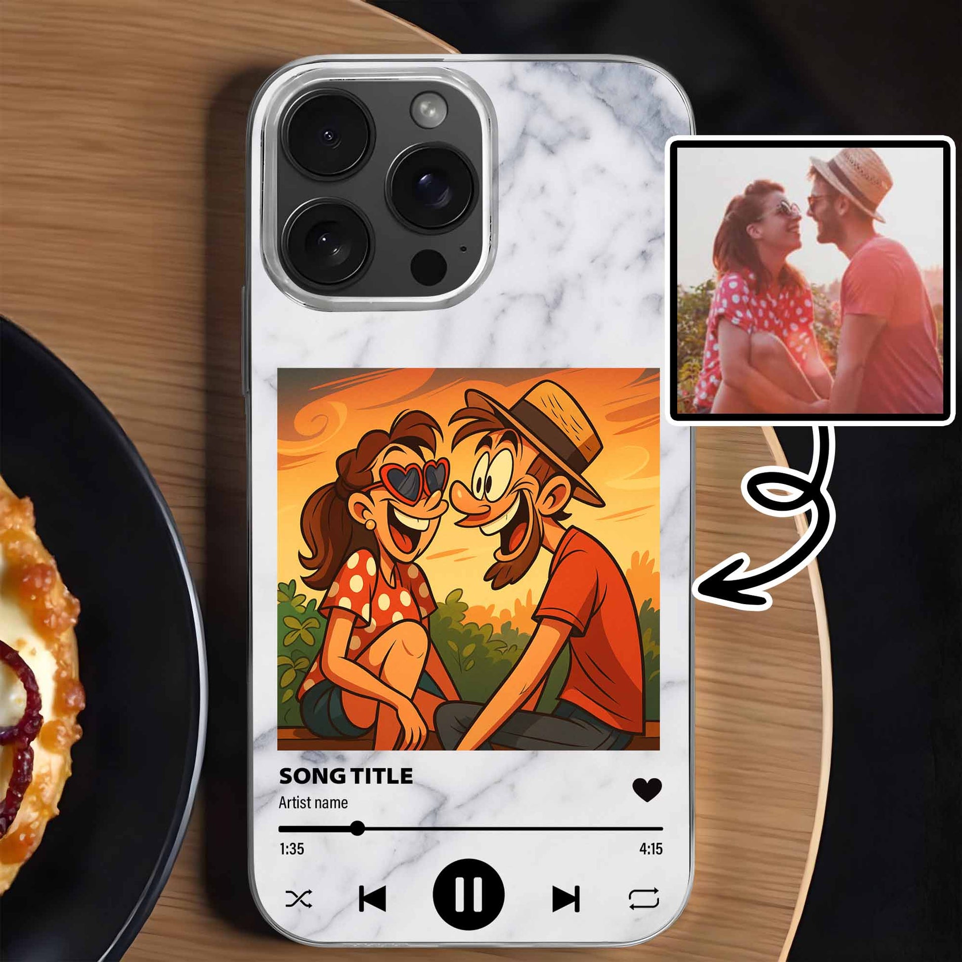 Joyful Couple and Music Player Design