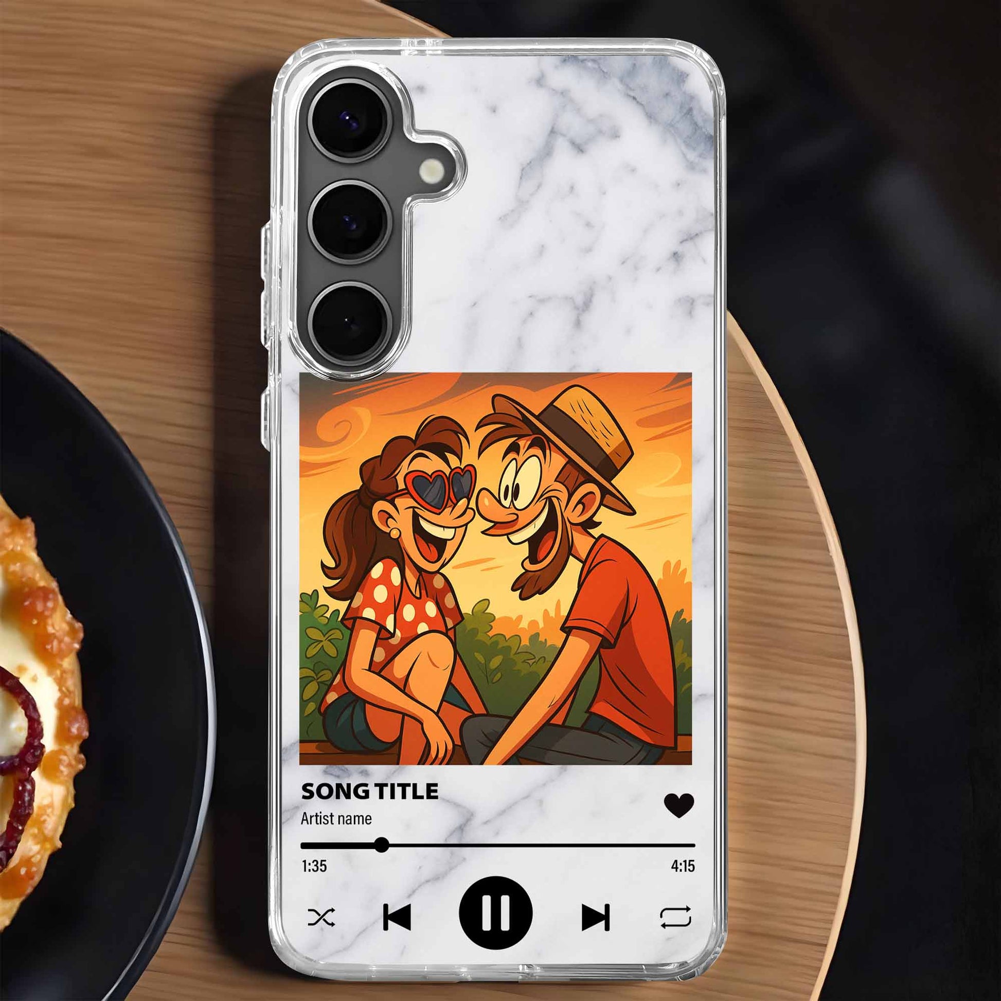 Joyful Couple and Music Player Design