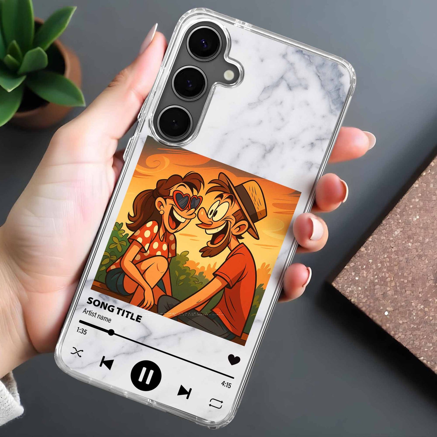 Joyful Couple and Music Player Design