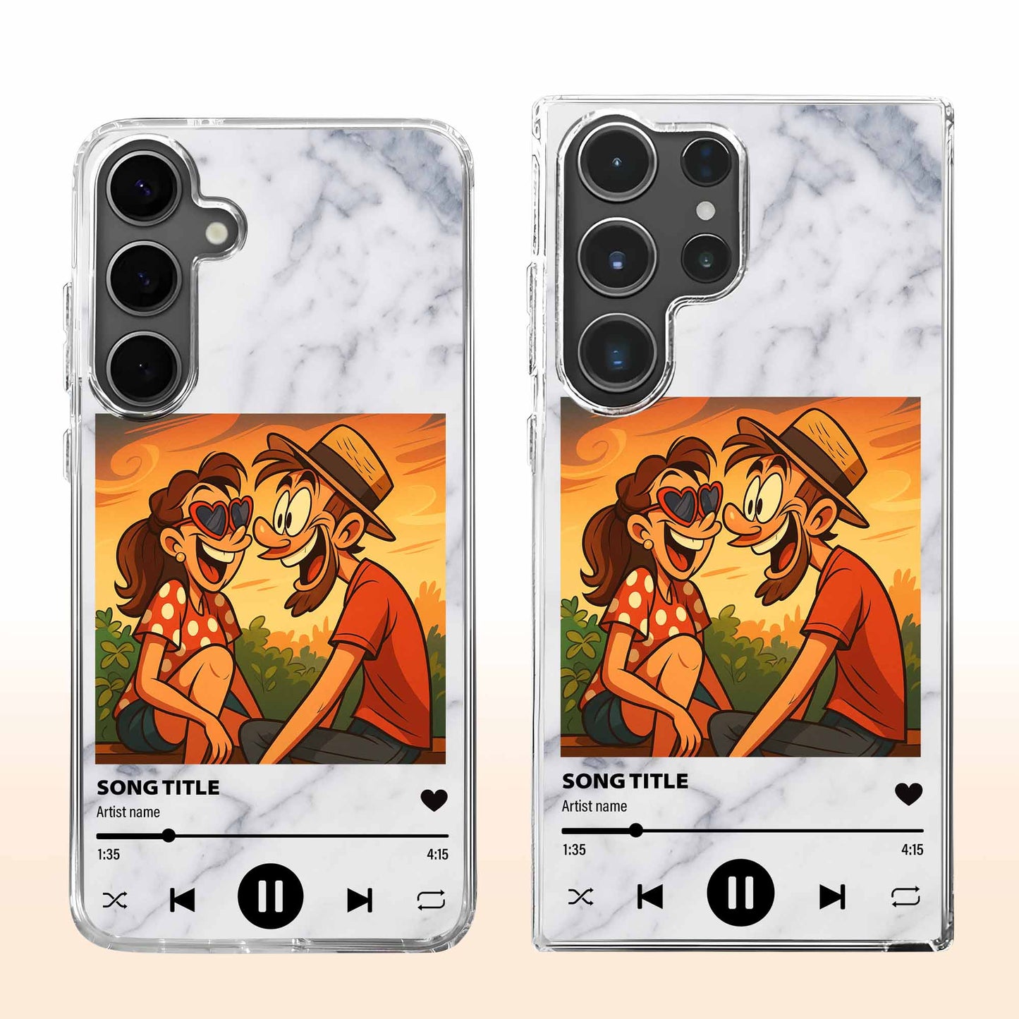Joyful Couple and Music Player Design