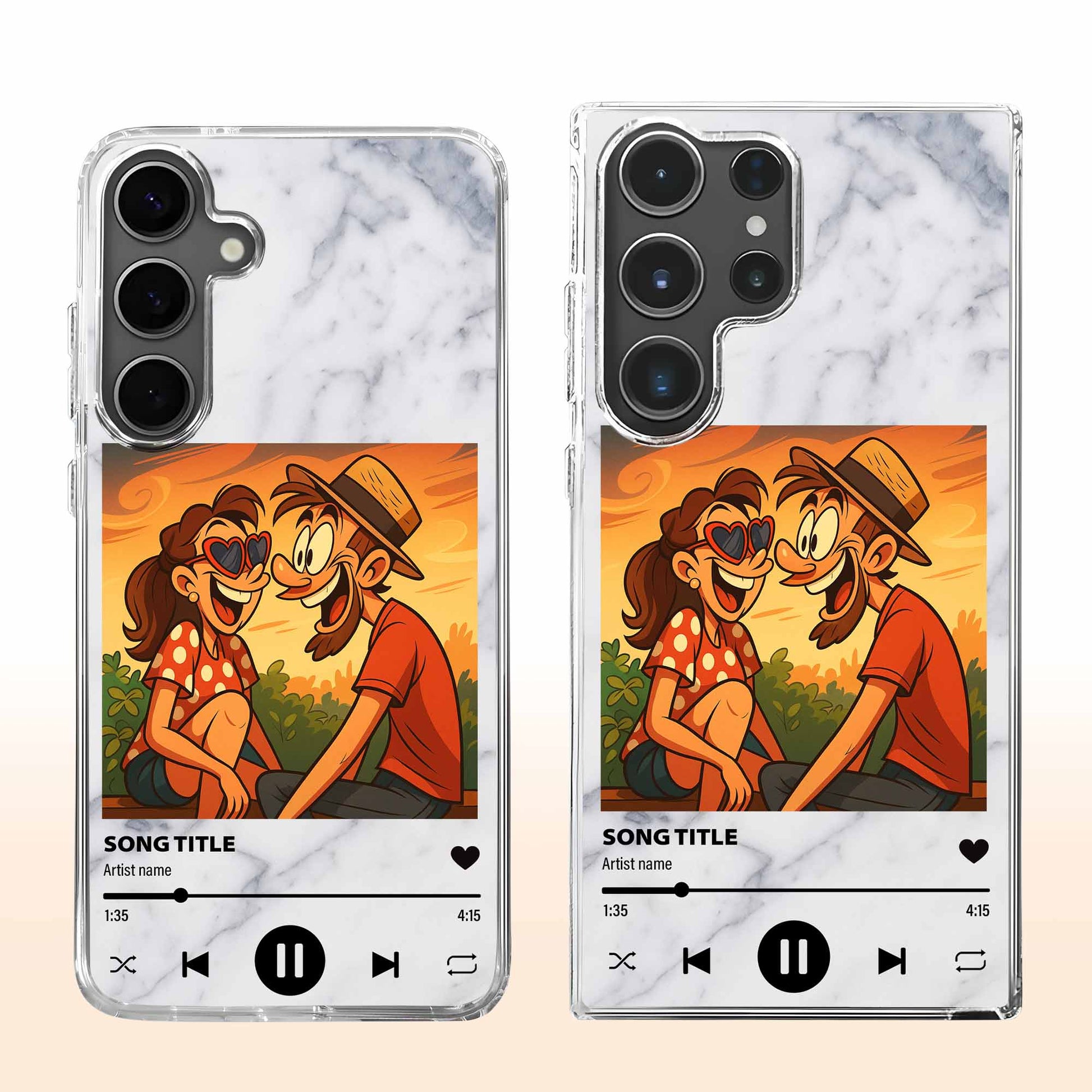 Joyful Couple and Music Player Design