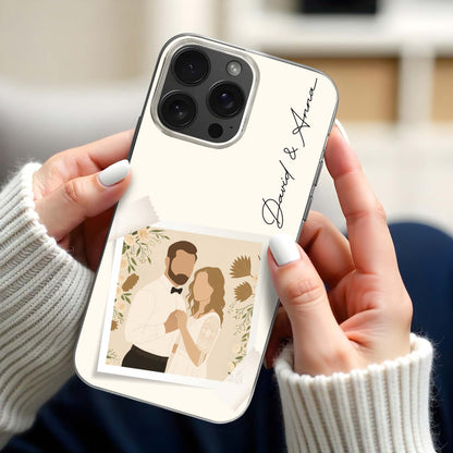 A Timeless Treasure For Memorable Moments With Couple - Personalized Clear Phone Case - CPL399_PHC
