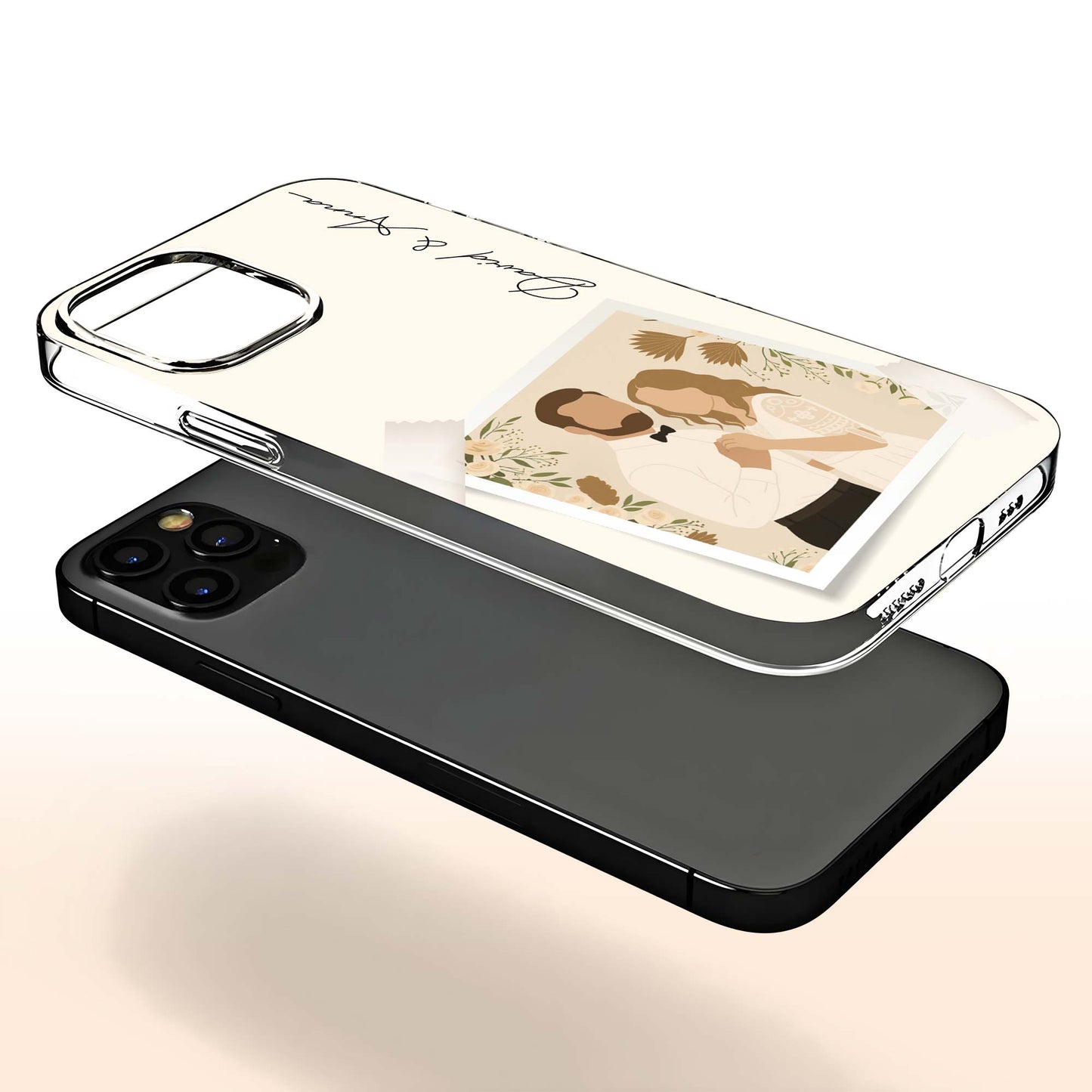 A Timeless Treasure For Memorable Moments With Couple - Personalized Clear Phone Case - CPL399_PHC