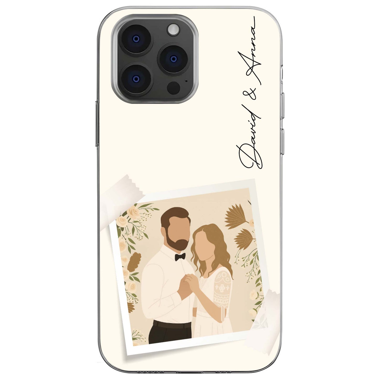 A Timeless Treasure For Memorable Moments With Couple - Personalized Clear Phone Case - CPL399_PHC