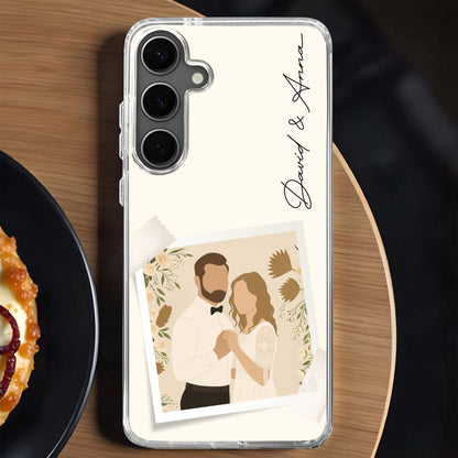 A Timeless Treasure For Memorable Moments With Couple - Personalized Clear Phone Case - CPL399_PHC