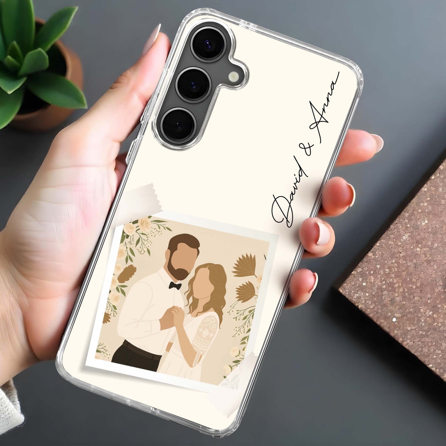 A Timeless Treasure For Memorable Moments With Couple - Personalized Clear Phone Case - CPL399_PHC