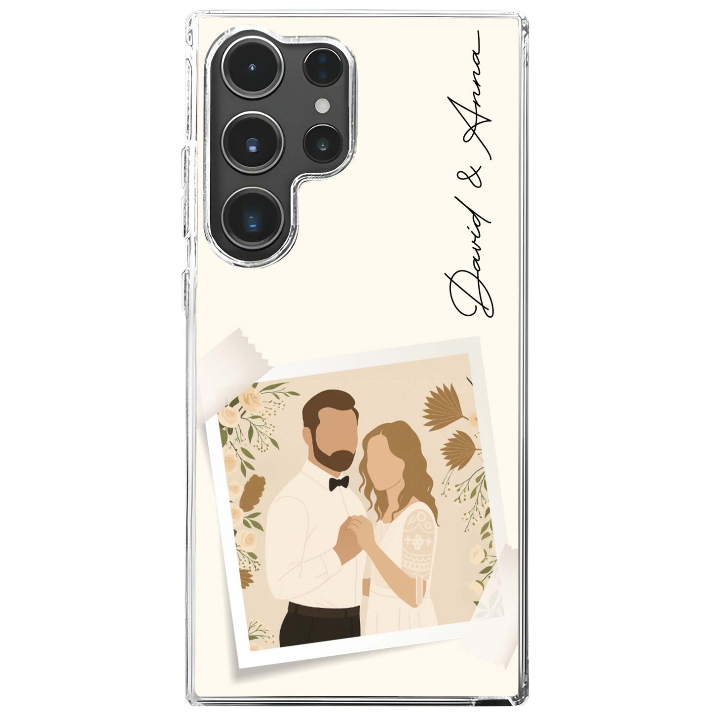 A Timeless Treasure For Memorable Moments With Couple - Personalized Clear Phone Case - CPL399_PHC