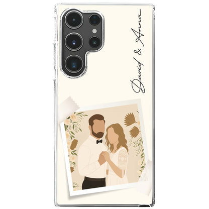A Timeless Treasure For Memorable Moments With Couple - Personalized Clear Phone Case - CPL399_PHC