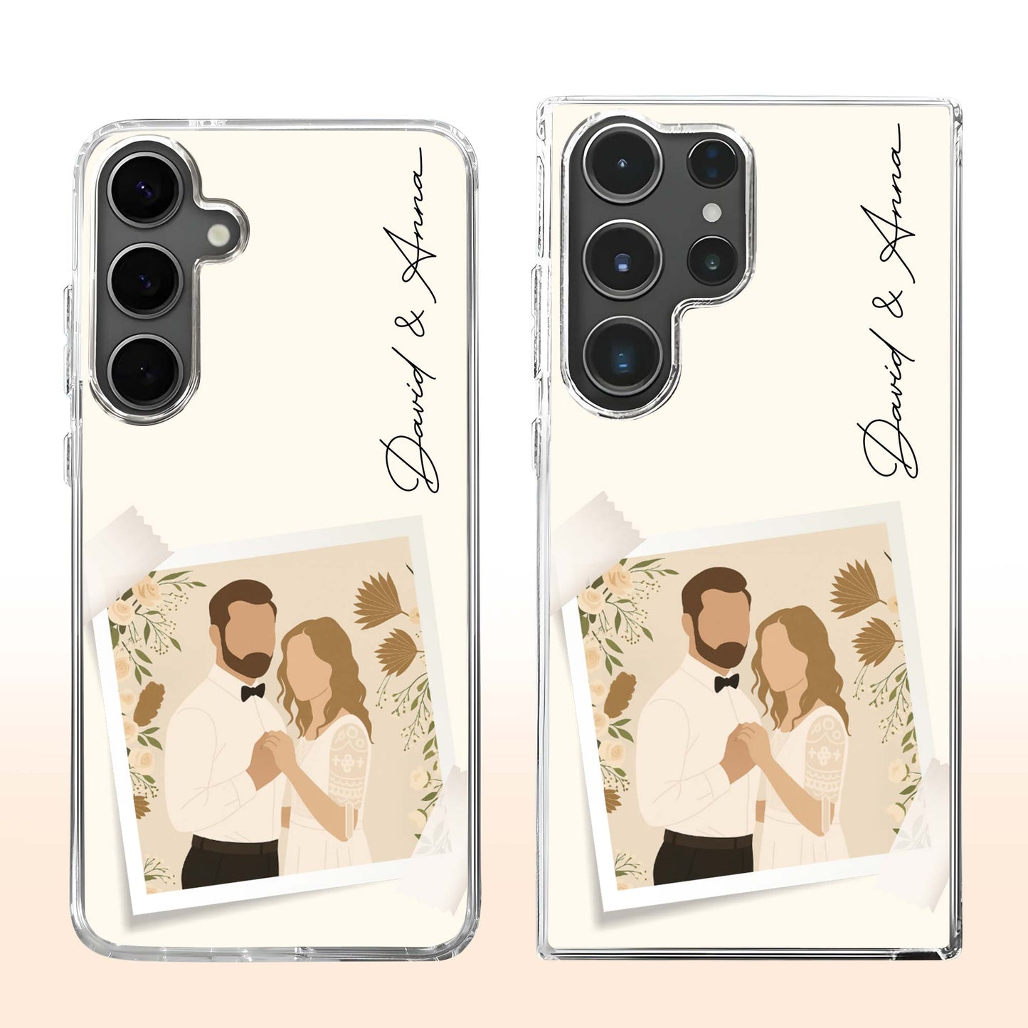 A Timeless Treasure For Memorable Moments With Couple - Personalized Clear Phone Case - CPL399_PHC