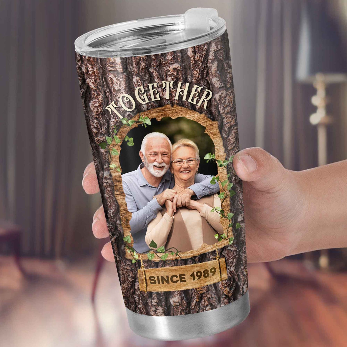 Together Is My Favorite Word Tree Bark Design