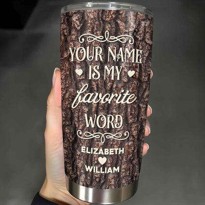 Together Is My Favorite Word Tree Bark Design