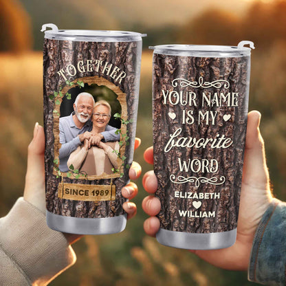 Together Is My Favorite Word Tree Bark Design