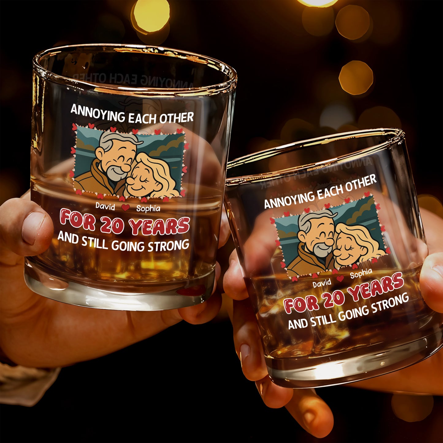 Annoying Each Other For 20 Years With Cartoon Couple