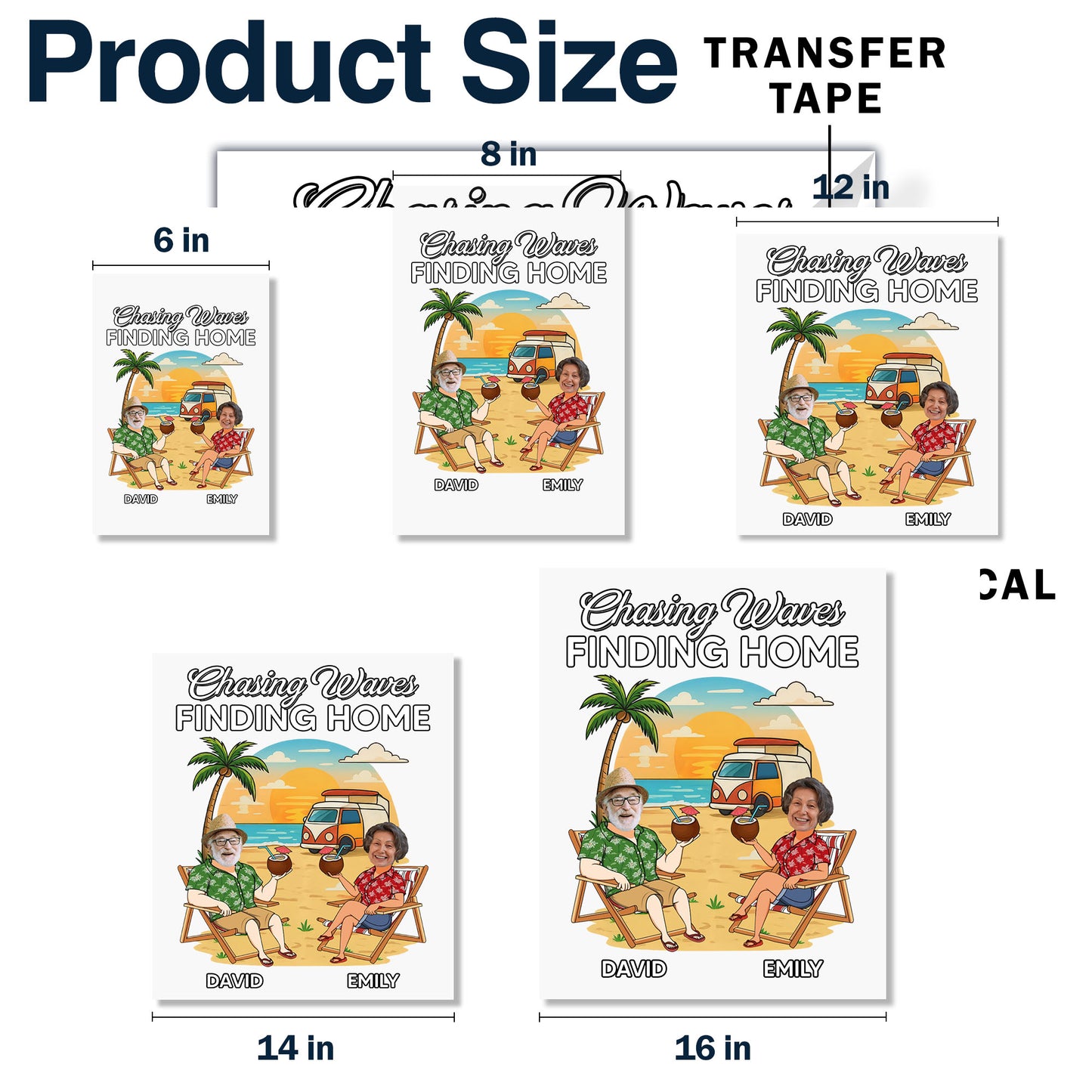 Chasing Waves Finding Home, Beach And Palm Tree Decor