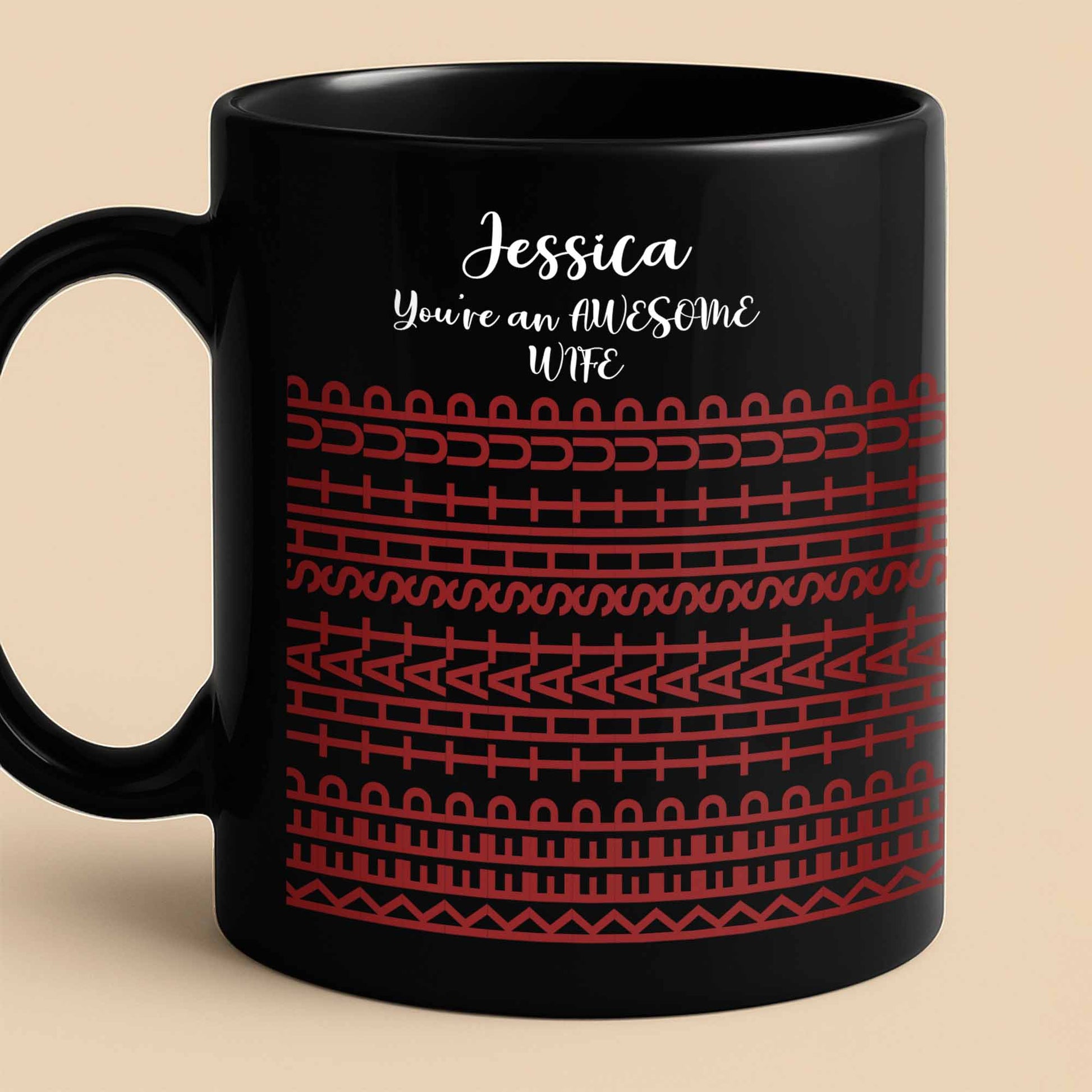 You're An Awesome Wife Geometric Patterns