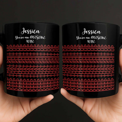 You're An Awesome Wife Geometric Patterns