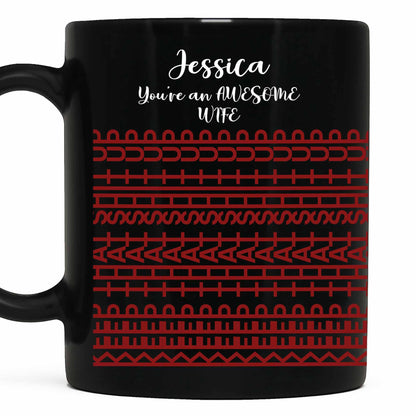 You're An Awesome Wife Geometric Patterns