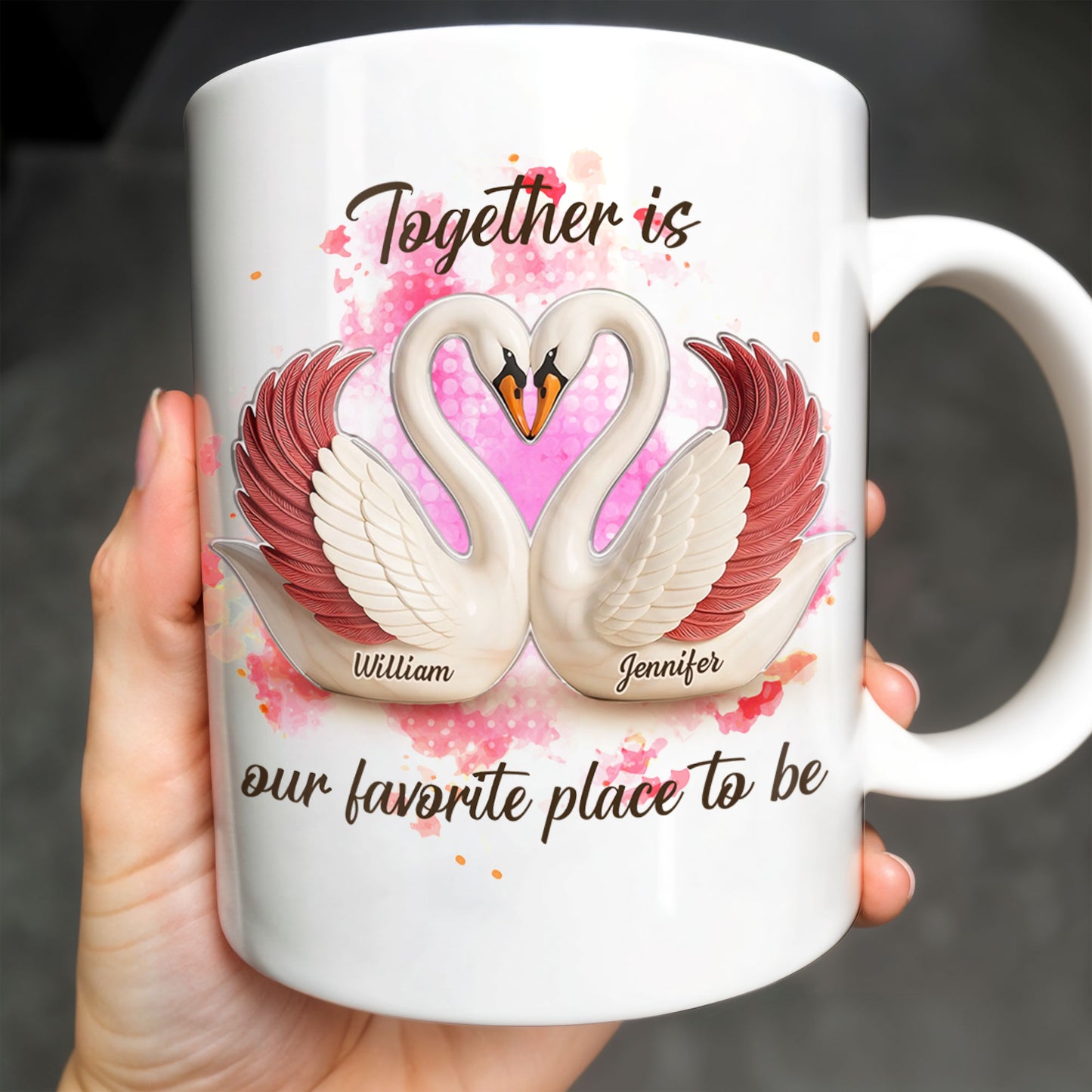 Together Is Our Favorite Place To Be, Swans and Hearts