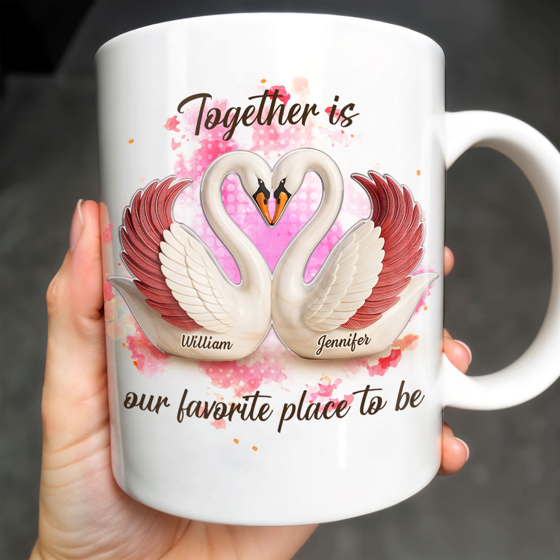 Together Is Our Favorite Place To Be, Swans and Hearts