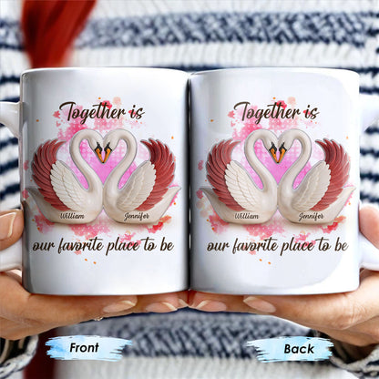 Together Is Our Favorite Place To Be, Swans and Hearts