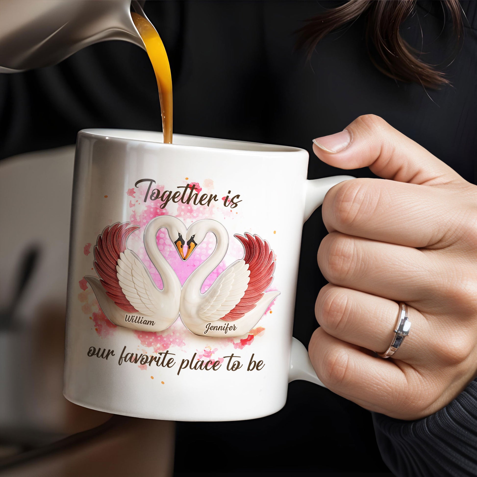 Together Is Our Favorite Place To Be, Swans and Hearts