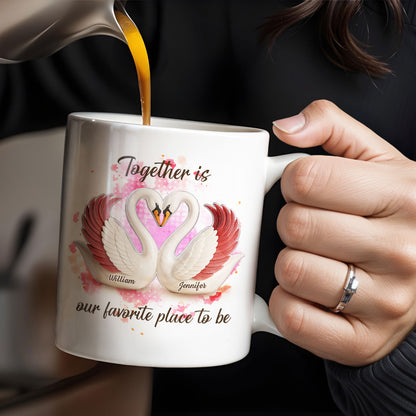 Together Is Our Favorite Place To Be, Swans and Hearts