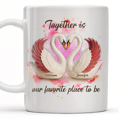 Together Is Our Favorite Place To Be, Swans and Hearts