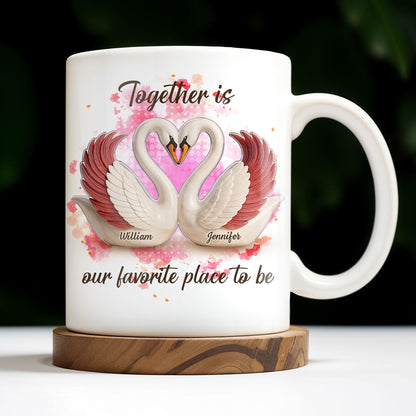 Together Is Our Favorite Place To Be, Swans and Hearts