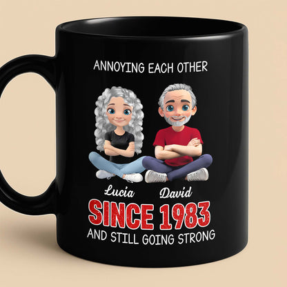 Annoying Each Other And Still Going Strong, Cartoon Couple