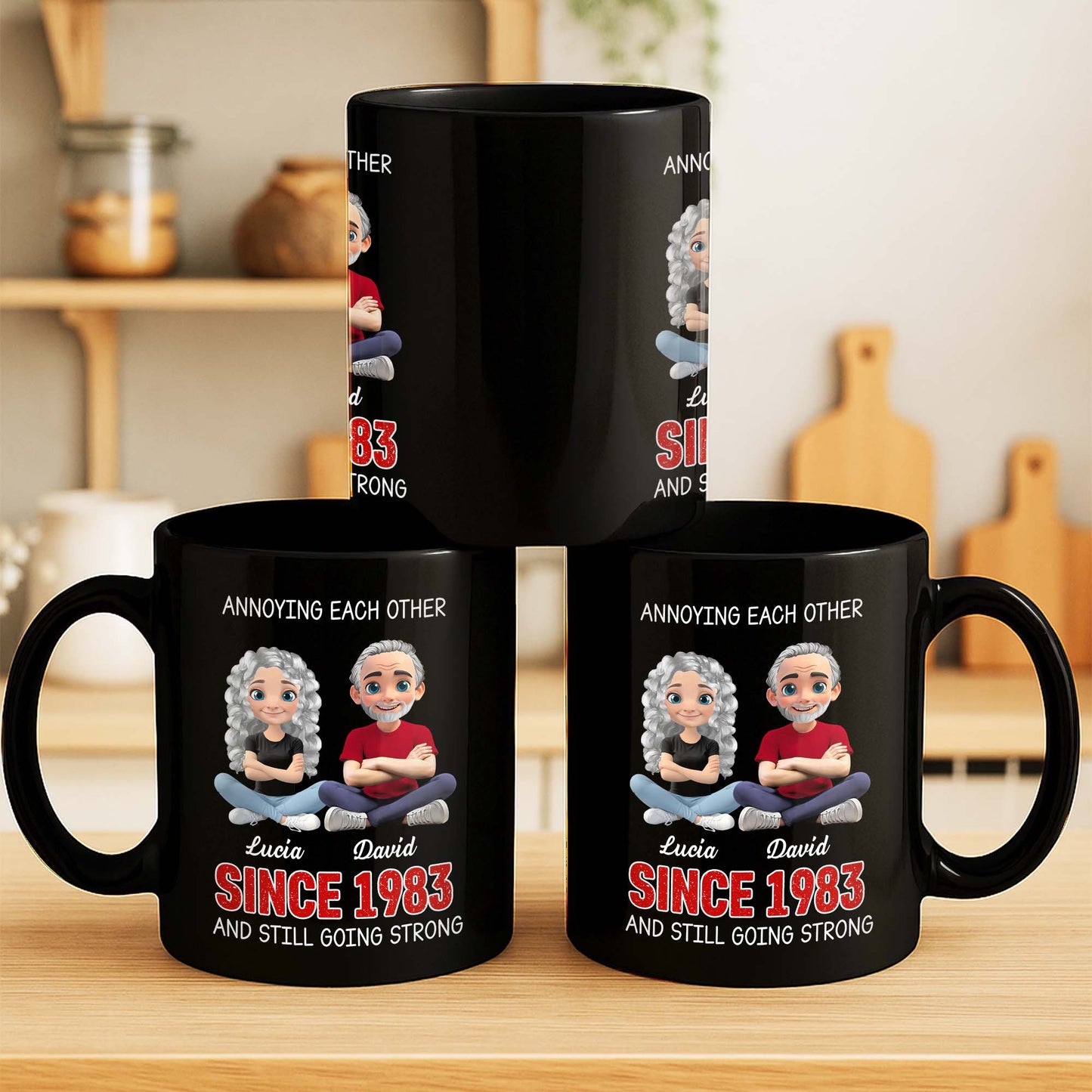 Annoying Each Other And Still Going Strong, Cartoon Couple