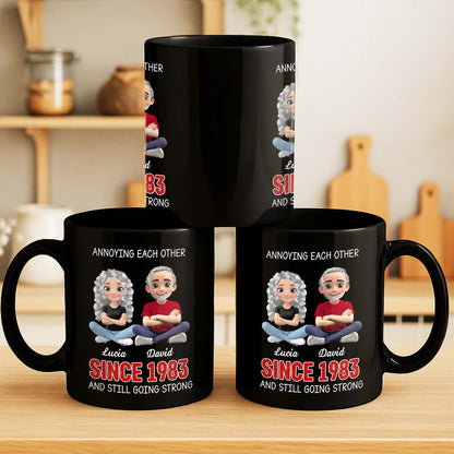 Annoying Each Other And Still Going Strong, Cartoon Couple