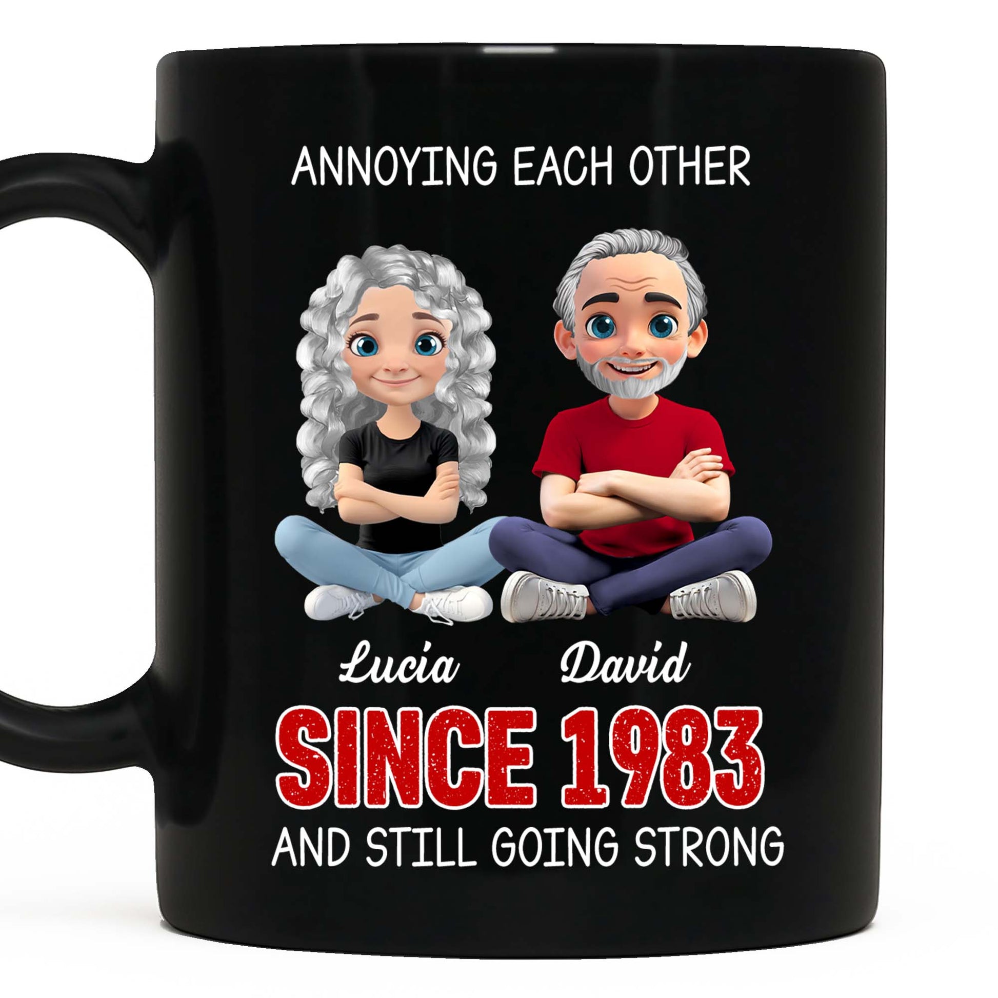 Annoying Each Other And Still Going Strong, Cartoon Couple