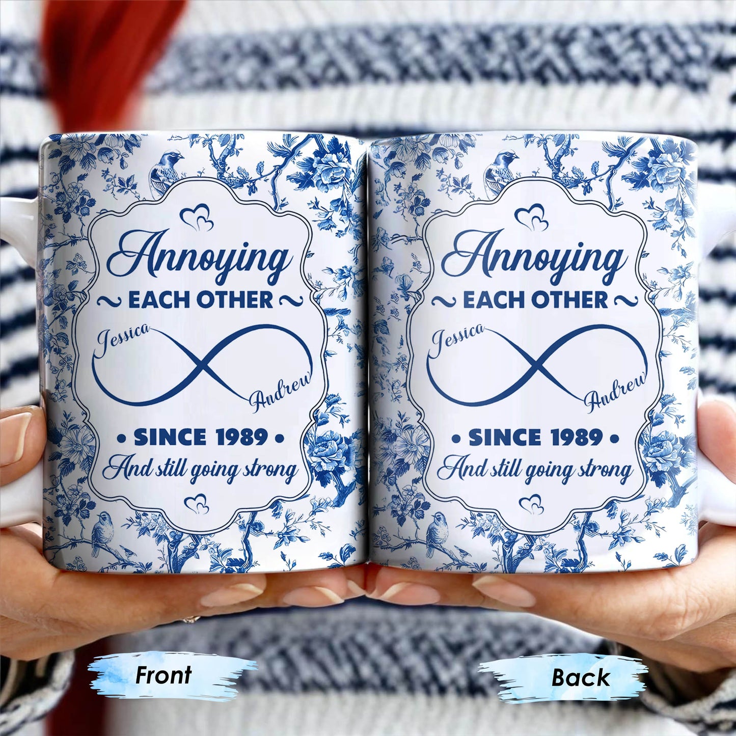 Annoying Each Other Since, Flowers and Birds Design