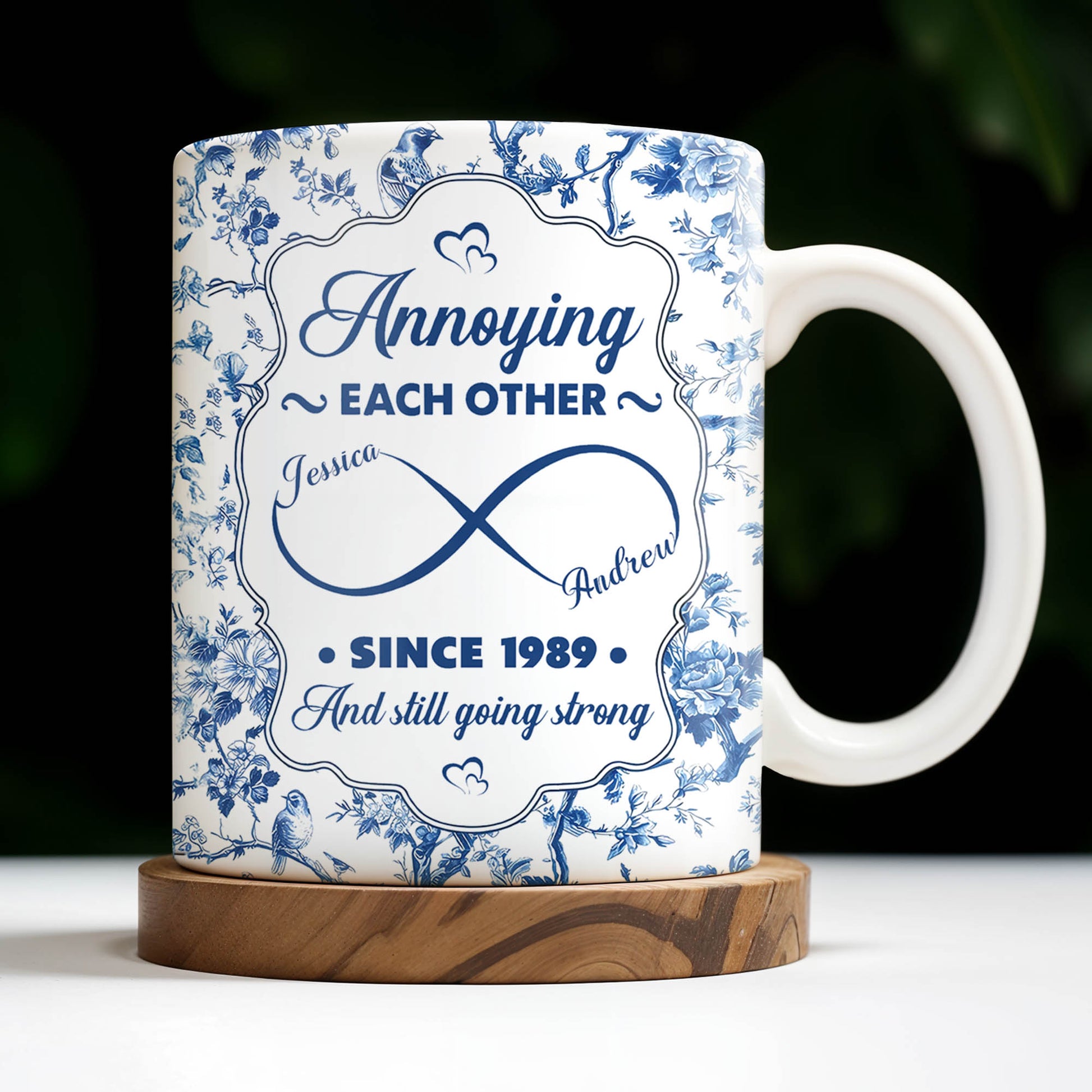 Annoying Each Other Since, Flowers and Birds Design