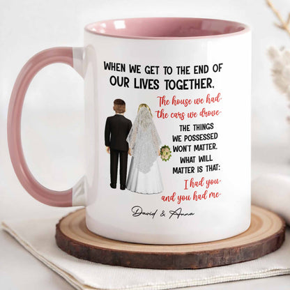 When We Get To The End Of Our Lives Together, Bride And Groom Figures