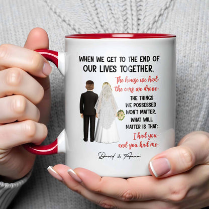 When We Get To The End Of Our Lives Together, Bride And Groom Figures