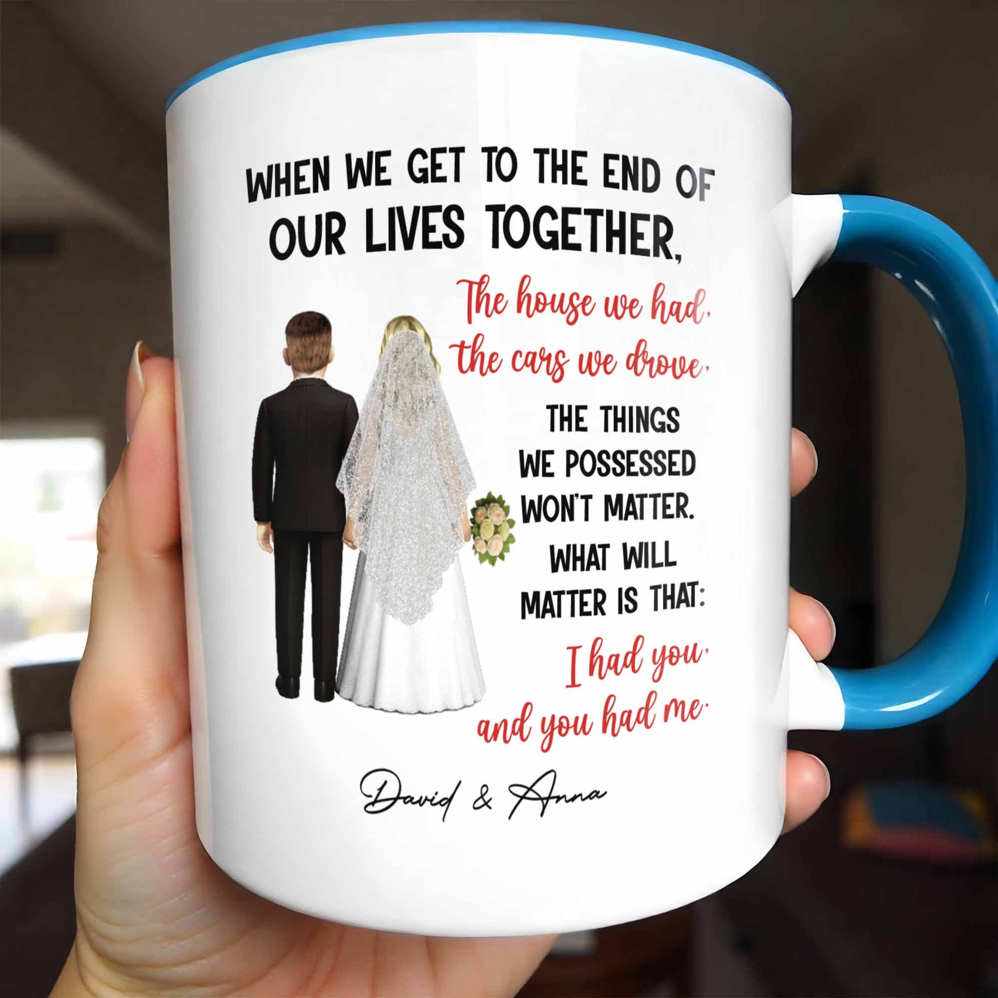 When We Get To The End Of Our Lives Together, Bride And Groom Figures