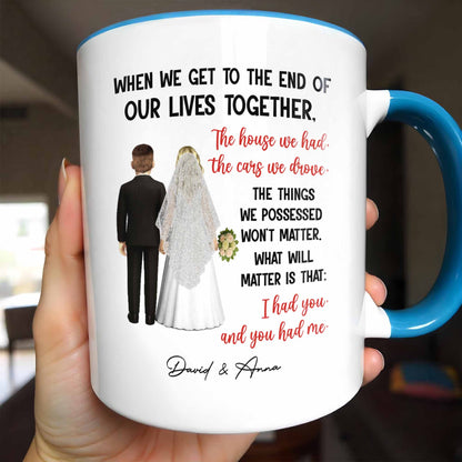 When We Get To The End Of Our Lives Together, Bride And Groom Figures