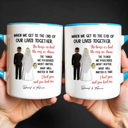 When We Get To The End Of Our Lives Together, Bride And Groom Figures