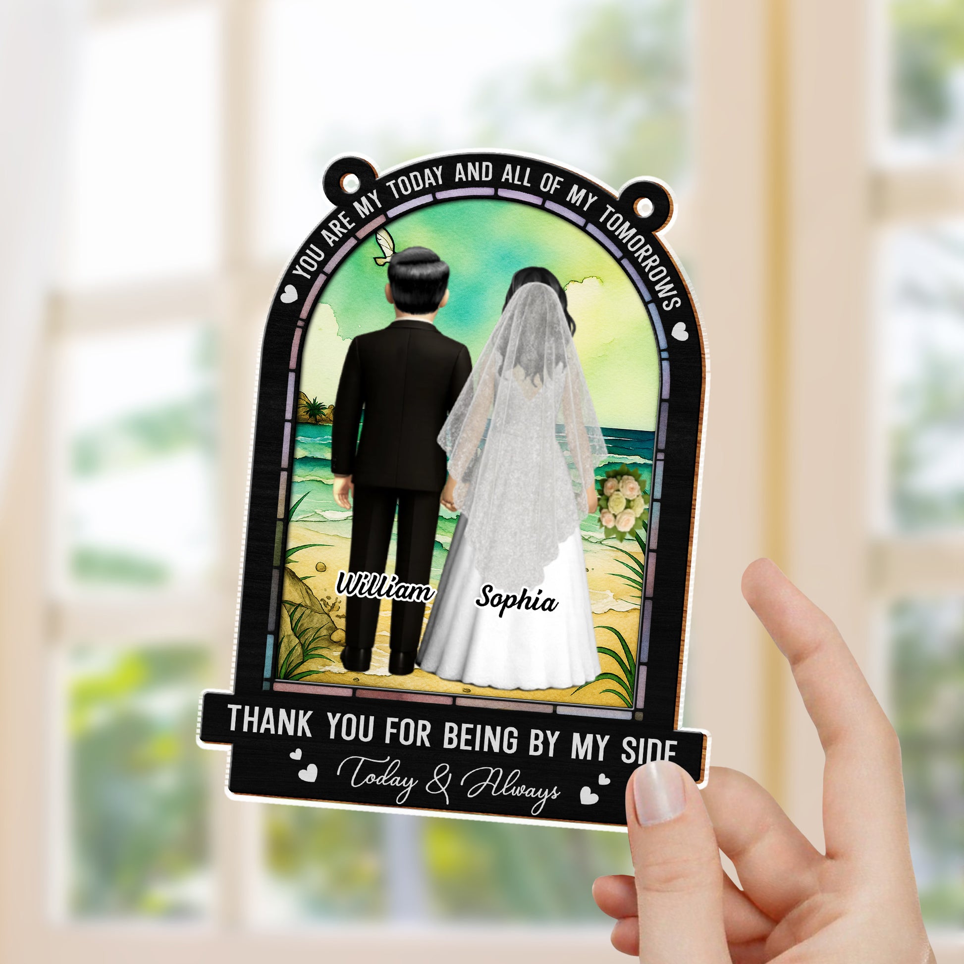 You Are My Today And All Of My Tomorrows, Bride and Groom