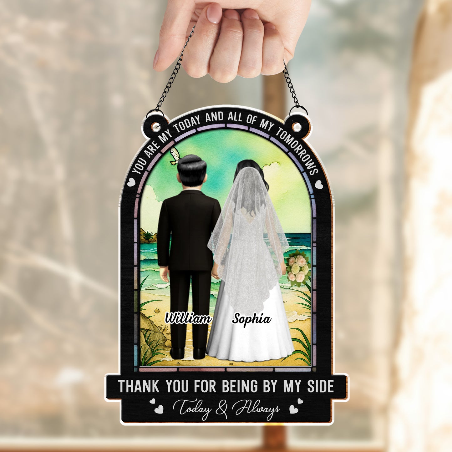 You Are My Today And All Of My Tomorrows, Bride and Groom