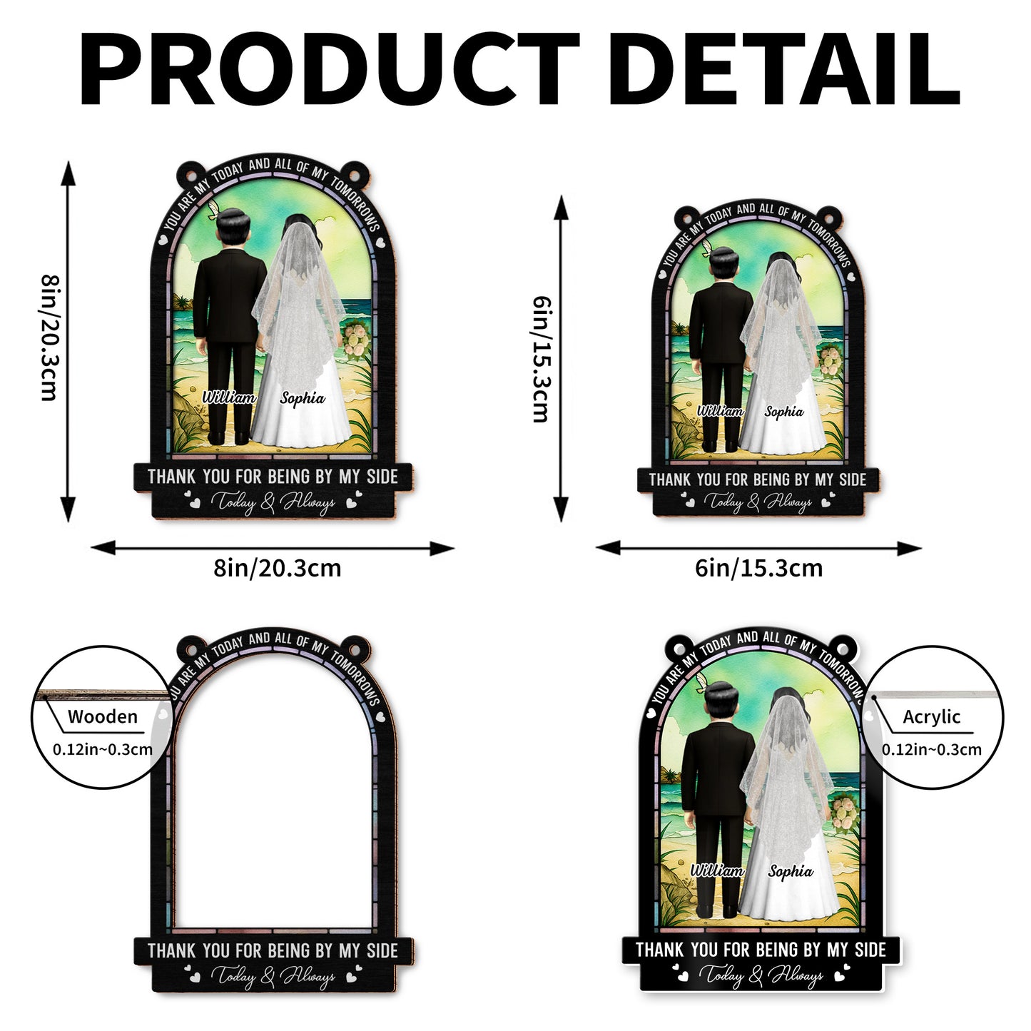 You Are My Today And All Of My Tomorrows, Bride and Groom