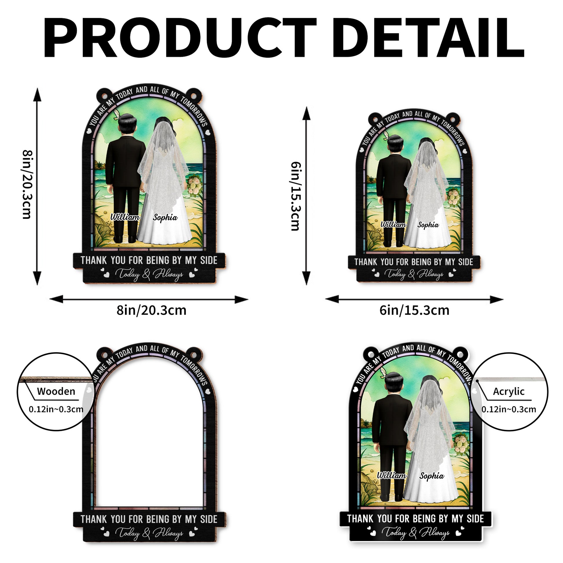 You Are My Today And All Of My Tomorrows, Bride and Groom