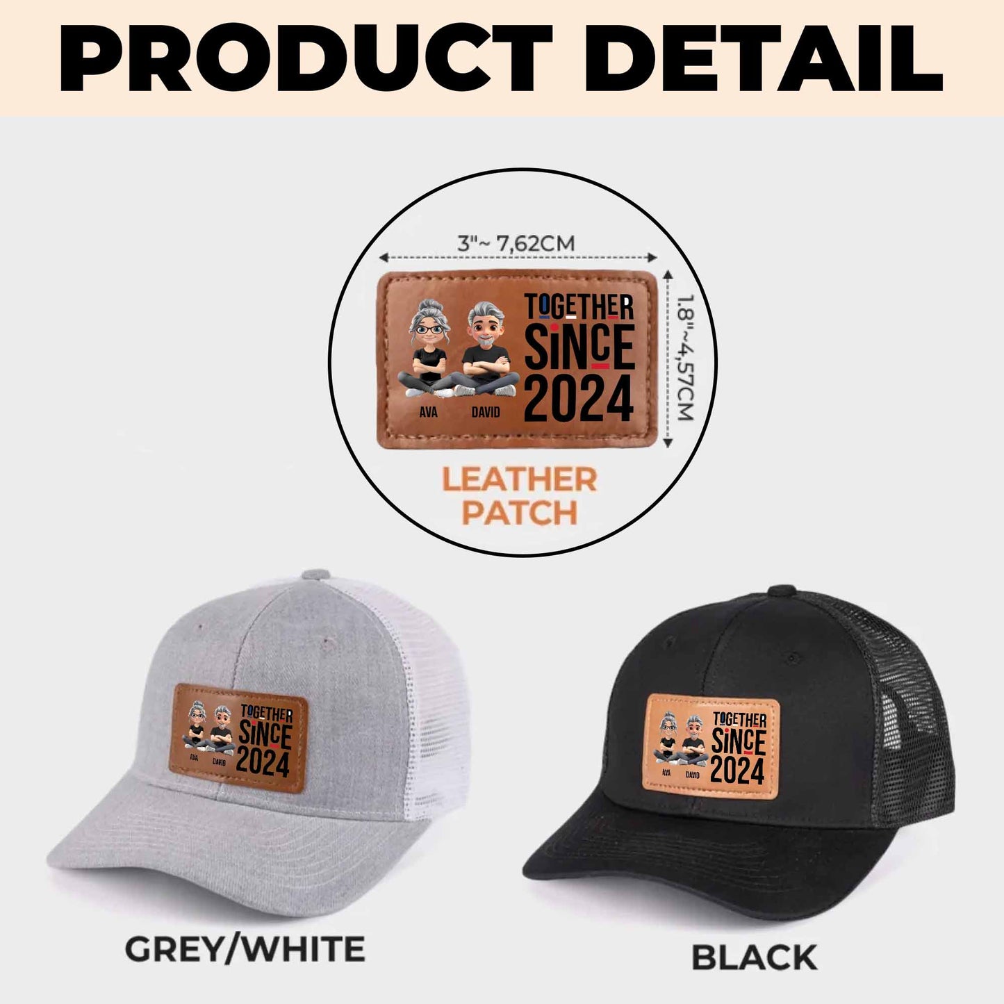 Together Since, Cartoon Couple Design