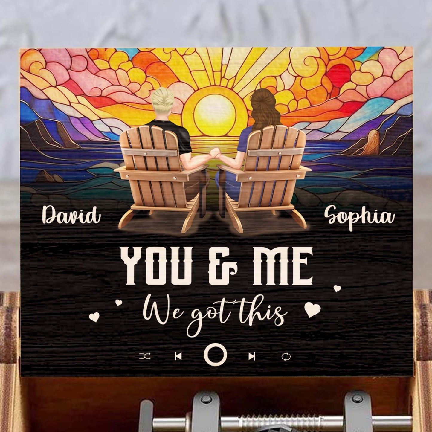 You & Me We Got This, Sunset Beach Chairs